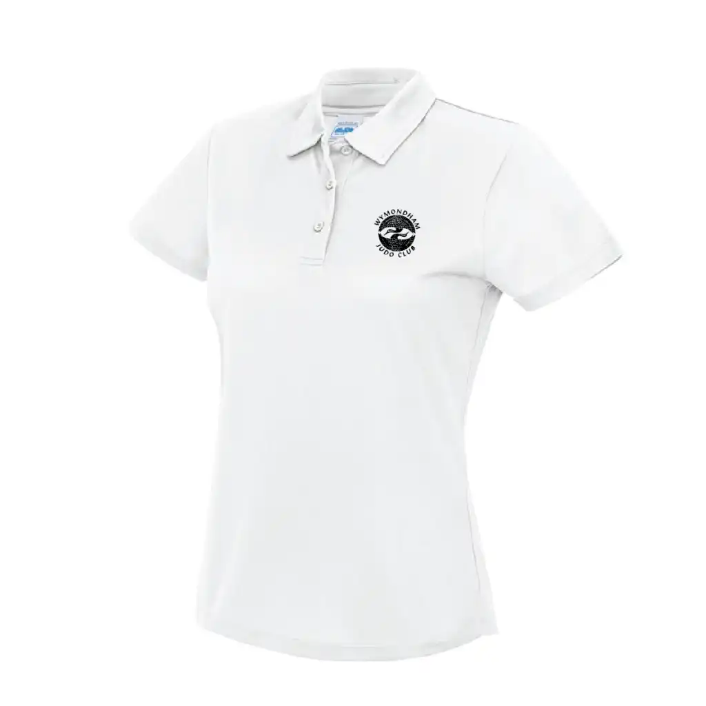 Wymondham Judo Club - Women's Cool Polo - White