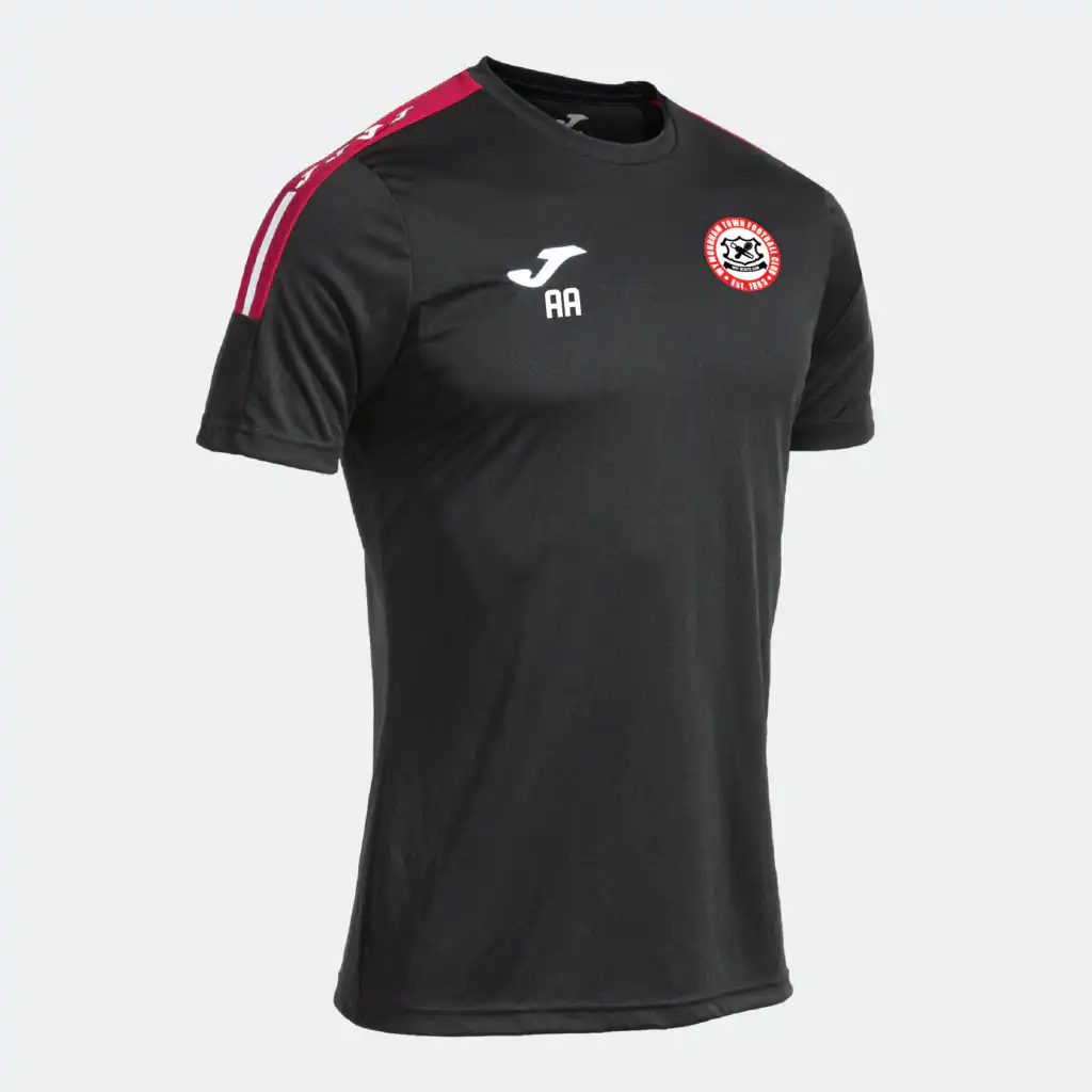 Wymondham Town FC - Joma Olimpiada Training Shirt - Black Red
