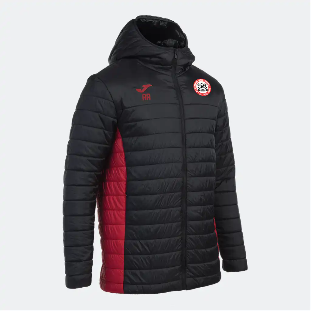 Wymondham Town FC - Joma Urban V Anorak - Black Red