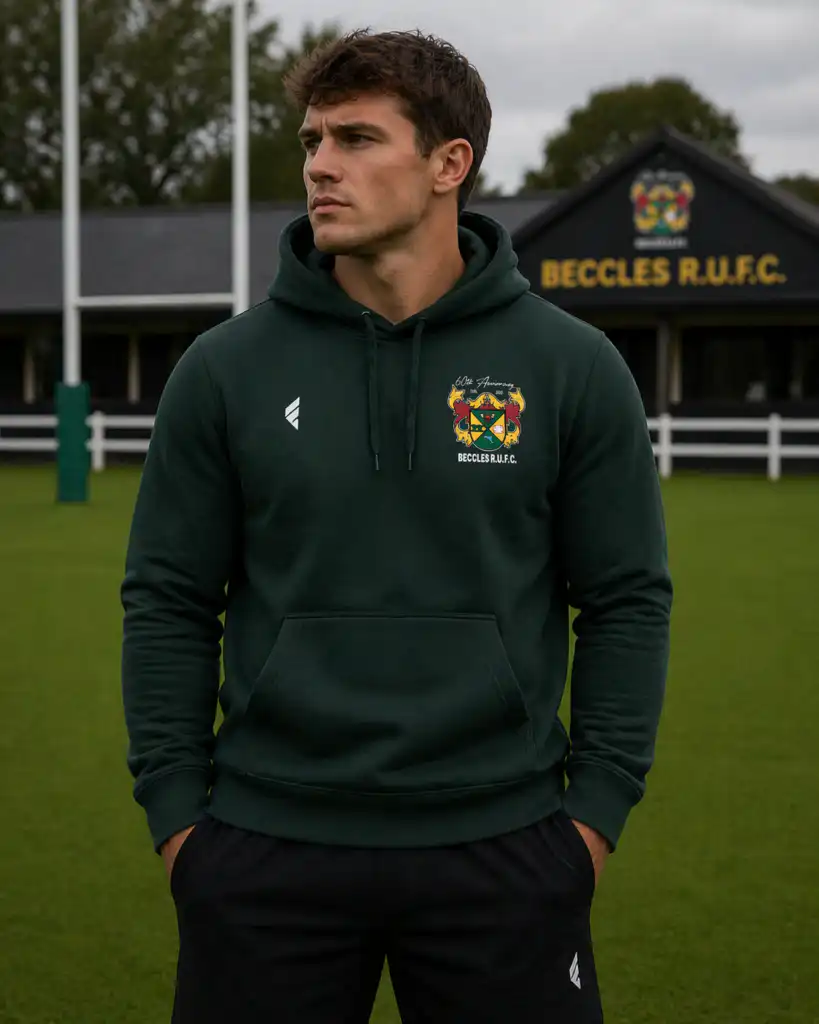 Beccles RUFC 60th Anniversary Stencil Hoodie