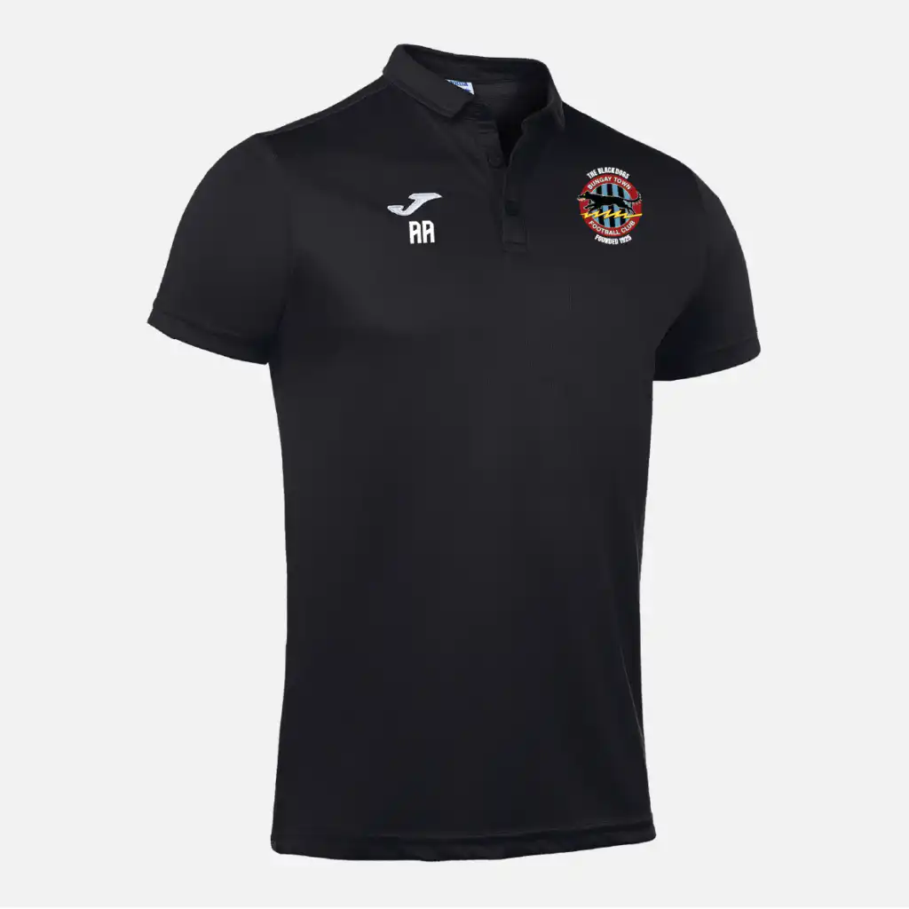 Bungay Town FC Joma Hobby Polo Shirt (Black)