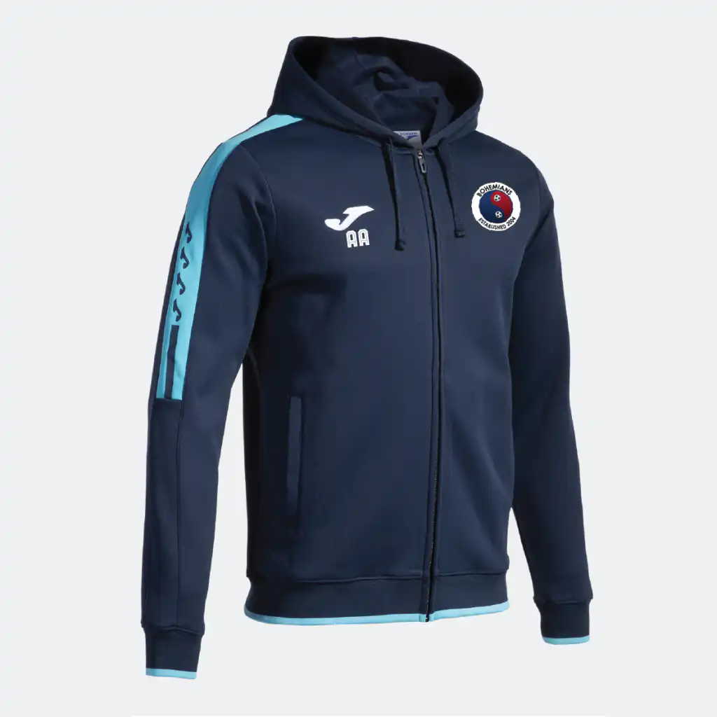 Bohemians FC Joma Olimpiada Coaches Hoodie (Navy/Turquoise)