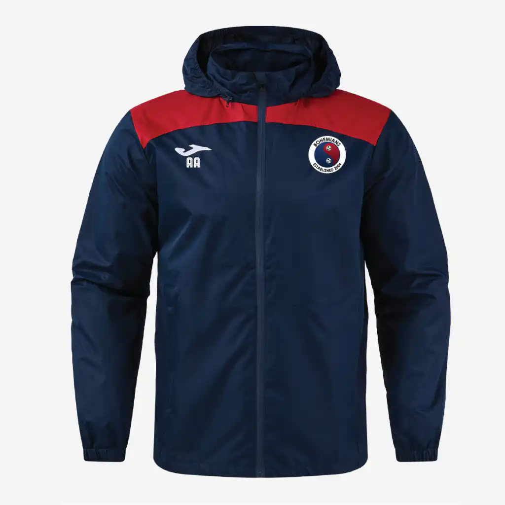 Bohemians FC Joma Trivor II Rain Jacket (Navy/Red)