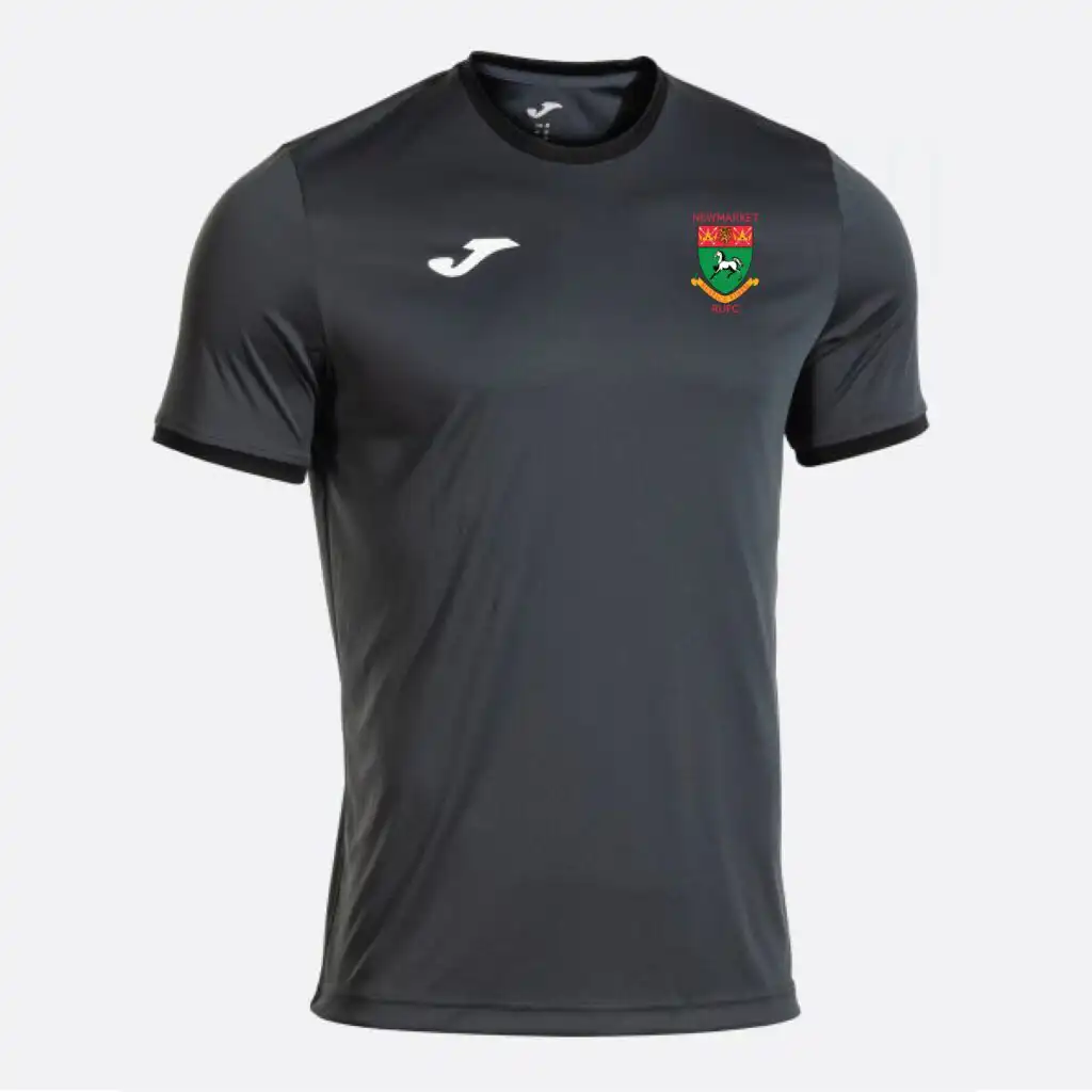 Newmarket RUFC - Joma Combi Premium T-Shirt (Anthracite/Black)