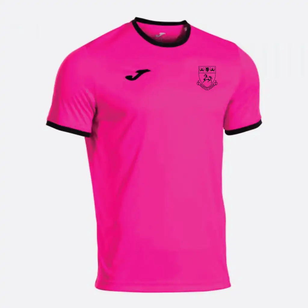 Newmarket RUFC - Joma Combi Premium T-Shirt (Pink Fluor/Black)