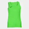 DIANA SLEEVELESS T-SHIRT FLUORESCENT GREEN