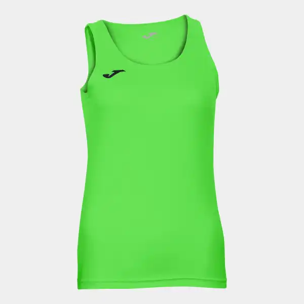 DIANA SLEEVELESS T-SHIRT FLUORESCENT GREEN