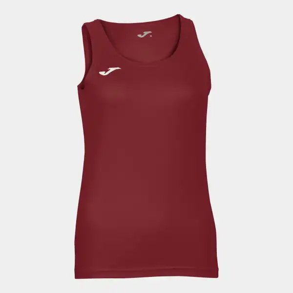 DIANA SLEEVELESS T-SHIRT BURGUNDY