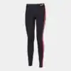 LONG LEGGINGS ASCONA BLACK-CORAL FLUORESCENT