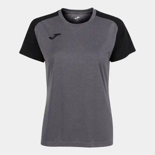 SHORT SLEEVE T-SHIRT ACADEMY IV GREY MELANGE BLACK
