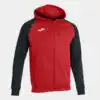 HOODED JACKET ACADEMY IV RED BLACK