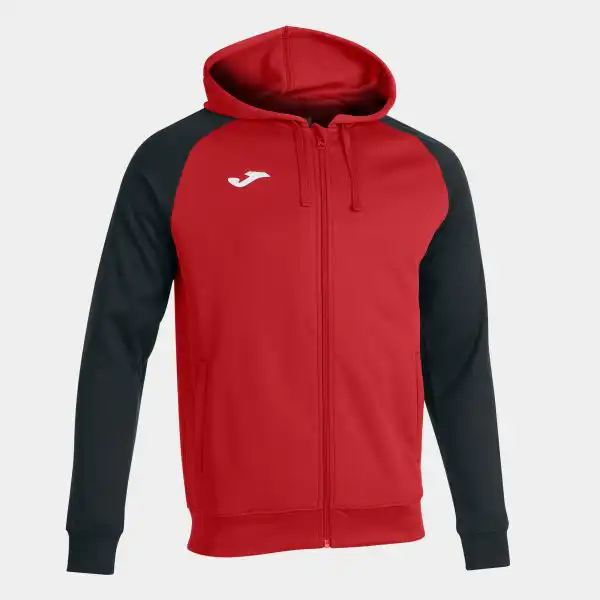 HOODED JACKET ACADEMY IV RED BLACK