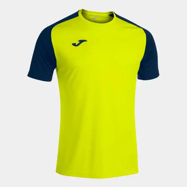 SHORT SLEEVE T-SHIRT ACADEMY IV YELLOW FLUORESCENT NAVY