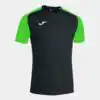 SHORT SLEEVE T-SHIRT ACADEMY IV BLACK GREEN FLUORESCENT