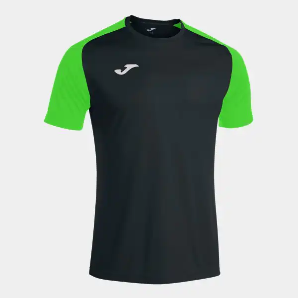 SHORT SLEEVE T-SHIRT ACADEMY IV BLACK GREEN FLUORESCENT