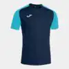 SHORT SLEEVE T-SHIRT ACADEMY IV NAVY TURQUOISE FLUORESCENT