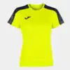 T-SHIRT ACADEMY FLUORESCENT YELLOW-BLACK SHORT SLEEVE