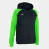 HOODED JACKET ACADEMY IV BLACK FLUORESCENT GREEN