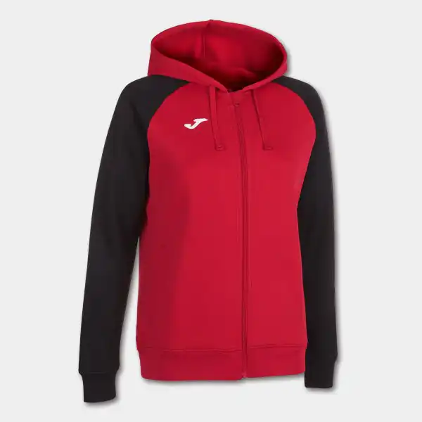 HOODED JACKET ACADEMY IV RED BLACK
