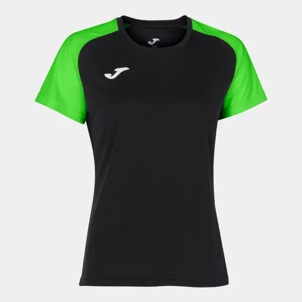 SHORT SLEEVE T-SHIRT ACADEMY IV BLACK FLUORESCENT GREEN