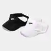 TORNEO VISOR CAP BLACK WHITE