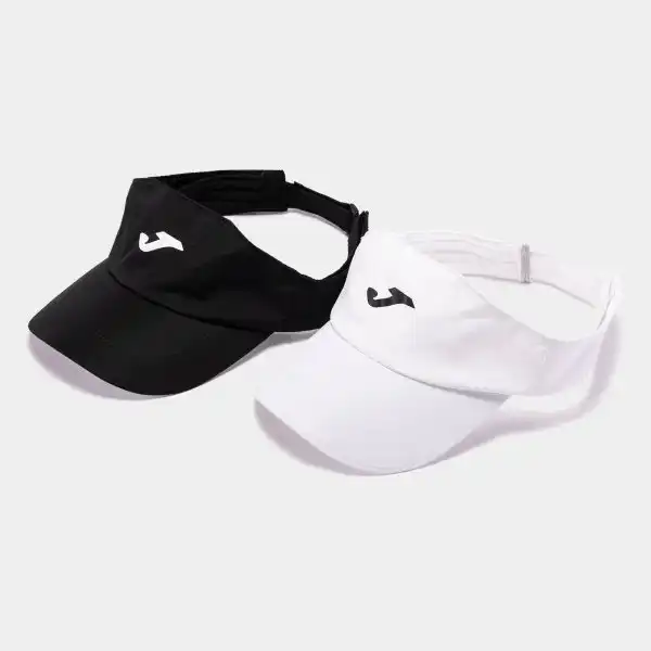 TORNEO VISOR CAP BLACK WHITE