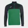 1/2 ZIP SWEATSHIRT WINNER GREEN-BLACK