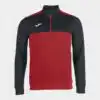 1/2 ZIP SWEATSHIRT WINNER RED-BLACK