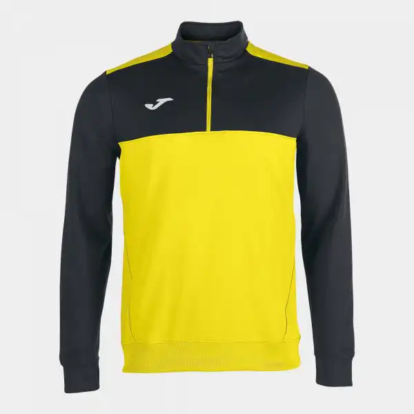 1/2 ZIP SWEATSHIRT WINNER YELLOW-BLACK