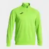 SWEATSHIRT FARAON HALF ZIP GREEN FLUOR