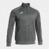 SWEATSHIRT FARAON HALF ZIP GREY MELANGE