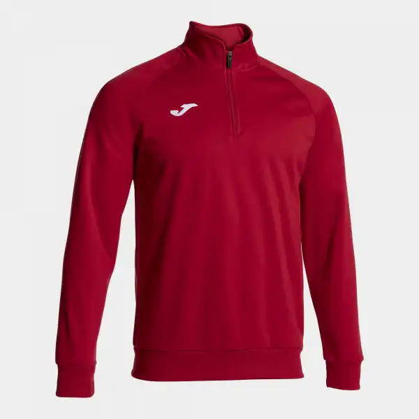 FARAON SWEATSHIRT HALF ZIP RED