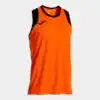 SLEEVELESS T-SHIRT CANCHA ORANGE BLACK
