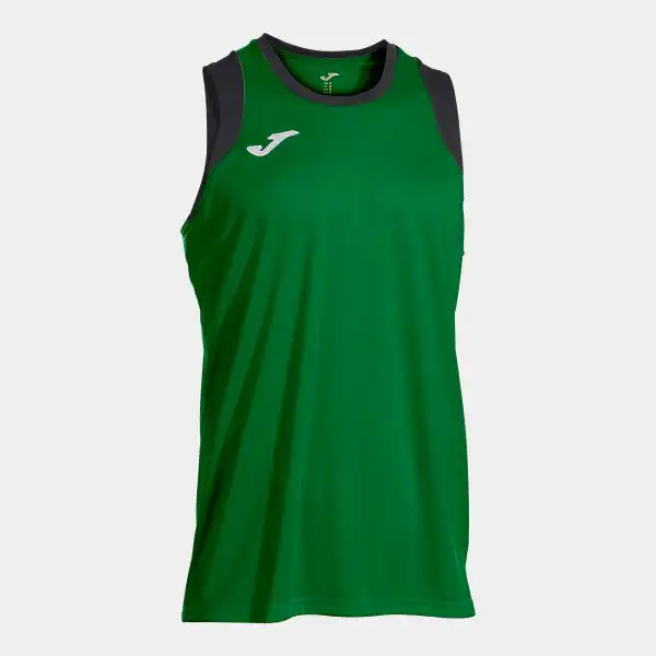 CANCHA GREEN BLACK SLEEVELESS SHIRT