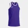SLEEVELESS CANCHA T-SHIRT VIOLET WHITE