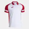 POLO SHORT SLEEVE LIDER WHITE RED