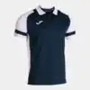 POLO SHORT SLEEVE LIDER NAVY WHITE