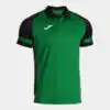 POLO SHORT SLEEVE LIDER GREEN BLACK