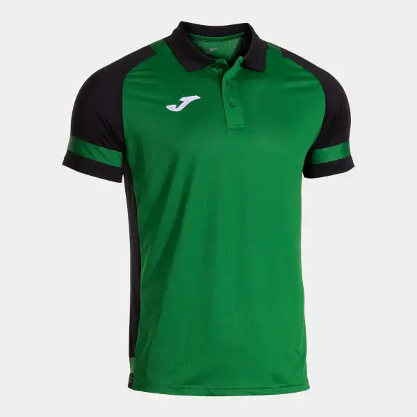 POLO SHORT SLEEVE LIDER GREEN BLACK
