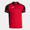 POLO SHORT SLEEVE LIDER RED BLACK
