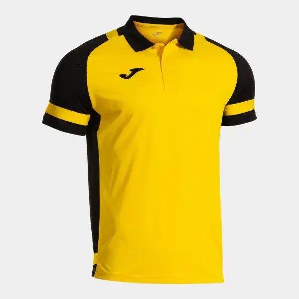 POLO SHORT SLEEVE LIDER YELLOW BLACK