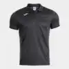 SHORT-SLEEVE POLO SHIRT COMBI PREMIUM ANTHRACITE BLACK