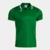 POLO SHORT SLEEVE COMBI PREMIUM GREEN WHITE