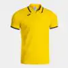 SHORT-SLEEVE POLO SHIRT COMBI PREMIUM YELLOW BLACK