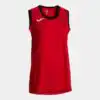 CANCHA SLEEVELESS SHIRT RED BLACK