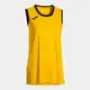 SLEEVELESS SHIRT CANCHA YELLOW BLACK
