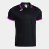 SHORT SLEEVE POLO COMBI PREMIUM BLACK PINK FLUORESCENT