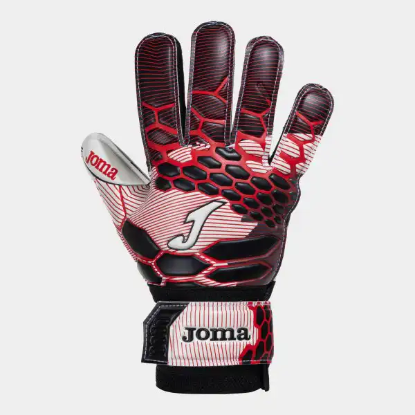 GOALKEEPER GLOVES CALCIO RED BLACK