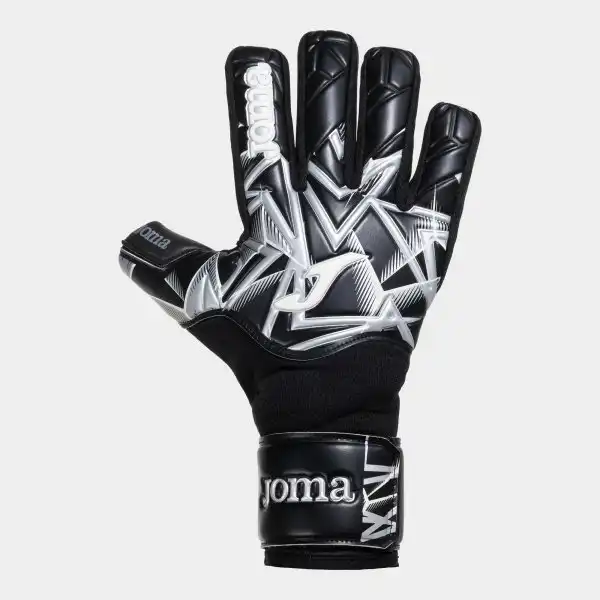 GOALKEEPER GLOVES BRAVE BLACK GREY