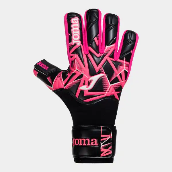 GOALKEEPER GLOVES BRAVE BLACK NEON PINK